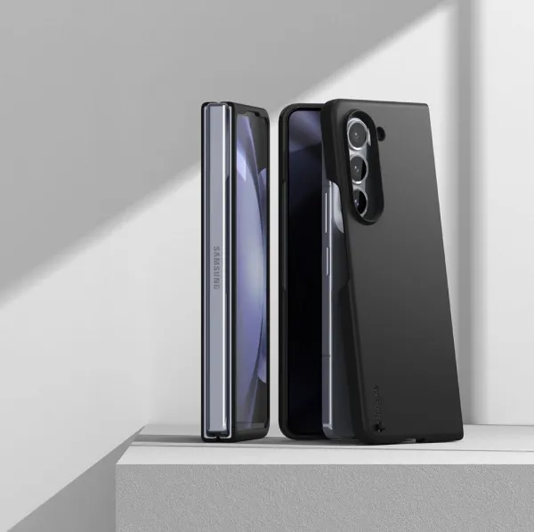 RINGKE SLIM Plastový ochranný kryt Samsung Galaxy Z Fold5 5G čierny