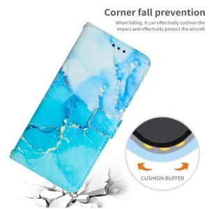 ART MARBLE Peňaženkový kryt Oppo A98 5G BLUE GREEN