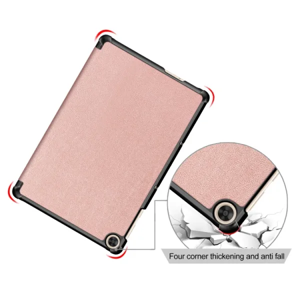 LEATHER Zaklápací kryt pre Honor Pad X8 ružový