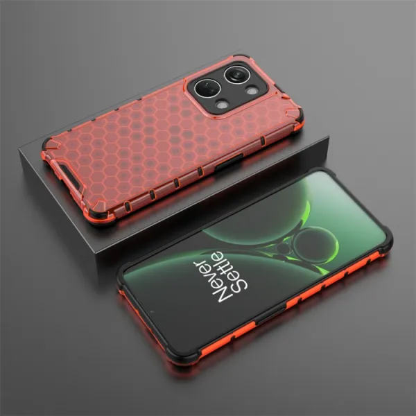 HONEYCOMB Ochranný kryt OnePlus Nord 3 5G červený