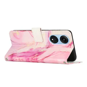 ART MARBLE Peňaženkový kryt Oppo A98 5G ROSE GOLD