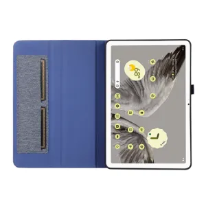 FABRIC Zaklápací obal pre Google Pixel Tablet modrý