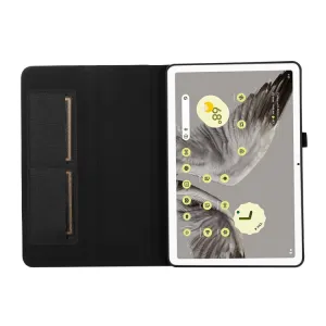 FABRIC Zaklápací obal pre Google Pixel Tablet čierny