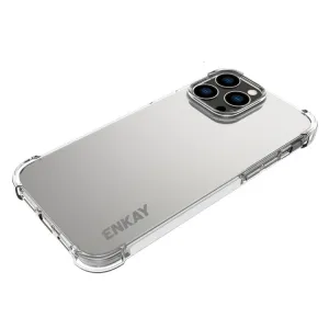 ENKAY SET Priehľadný obal + 2.5D ochranné sklo Apple iPhone 15 Pro