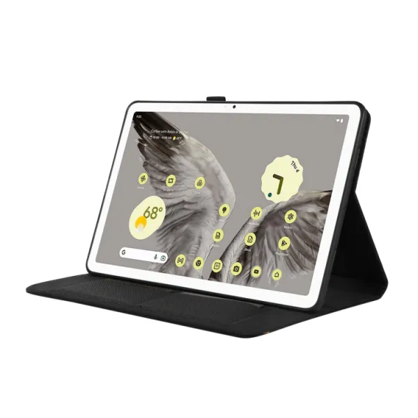 FABRIC Zaklápací obal pre Google Pixel Tablet čierny