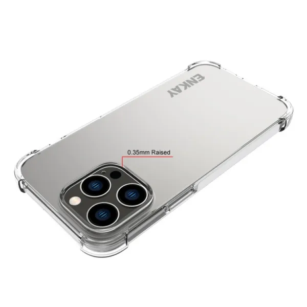 ENKAY SET Priehľadný obal + 2.5D ochranné sklo Apple iPhone 15 Pro Max