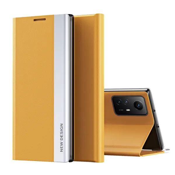 SLEEP CASE Zaklápací kryt Xiaomi Redmi Note 12S žltý