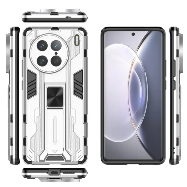 SUPERSONIC Odolný obal pre Vivo X90 Pro 5G strieborný