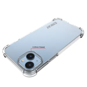 ENKAY SET Priehľadný obal + 2.5D ochranné sklo Apple iPhone 15 Plus