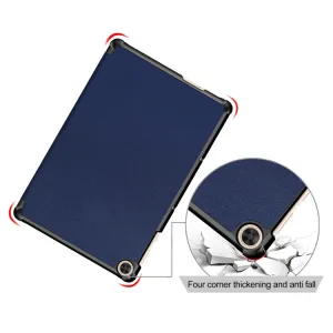 LEATHER Zaklápací kryt pre Honor Pad X8 modrý
