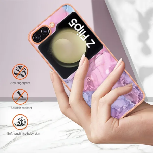 IMD MARBLE Ochranný kryt Samsung Galaxy Z Flip5 5G PINK