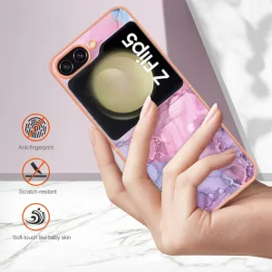 IMD MARBLE Ochranný kryt Samsung Galaxy Z Flip5 5G PINK