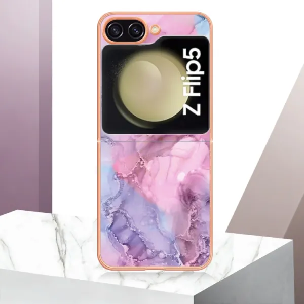 IMD MARBLE Ochranný kryt Samsung Galaxy Z Flip5 5G PINK