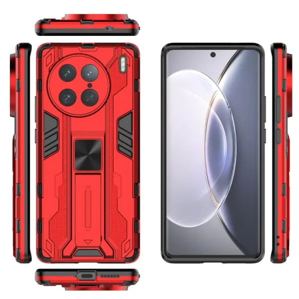 SUPERSONIC Odolný obal pre Vivo X90 Pro 5G červený