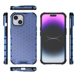 HONEYCOMB Ochranný kryt Apple iPhone 15 modrý