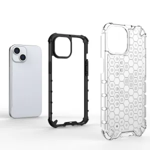 HONEYCOMB Ochranný kryt Apple iPhone 15 biely