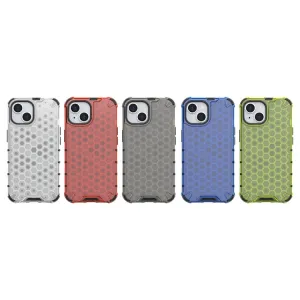HONEYCOMB Ochranný kryt Apple iPhone 15 biely
