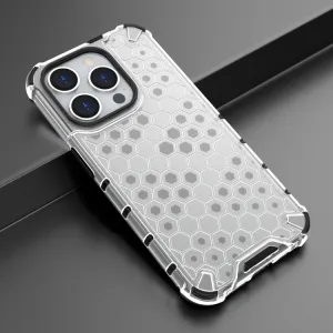 HONEYCOMB Ochranný kryt Apple iPhone 15 Pro Max biely