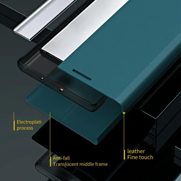 SLEEP CASE Zaklápací kryt Xiaomi Redmi Note 12S šedý
