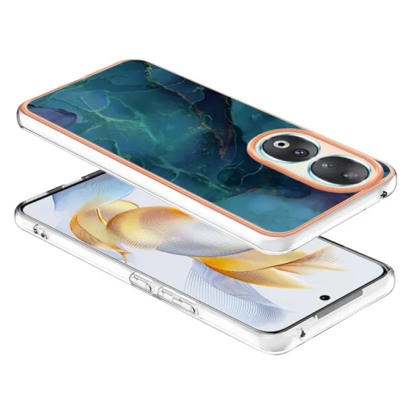 IMD MARBLE Ochranný kryt Honor 90 5G GREEN