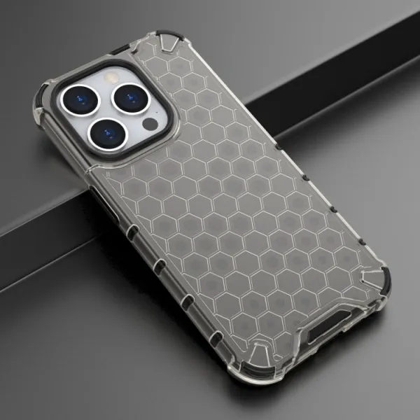 HONEYCOMB Ochranný kryt Apple iPhone 15 Pro Max čierny