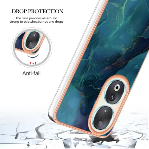 IMD MARBLE Ochranný kryt Honor 90 5G GREEN