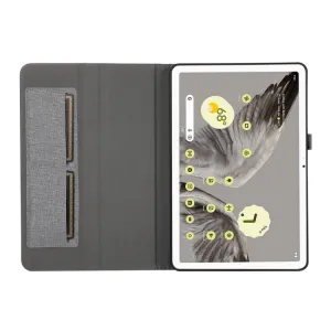 FABRIC Zaklápací obal pre Google Pixel Tablet šedý
