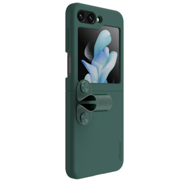 NILLKIN SOFT Silikónový kryt pre Samsung Galaxy Z Flip5 5G zelený