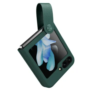 NILLKIN SOFT Silikónový kryt pre Samsung Galaxy Z Flip5 5G zelený