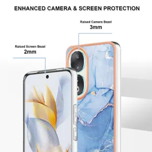 IMD MARBLE Ochranný kryt Honor 90 5G BLUE