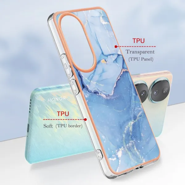 IMD MARBLE Ochranný kryt Honor 90 5G BLUE