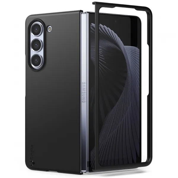 RINGKE SLIM Plastový ochranný kryt Samsung Galaxy Z Fold5 5G čierny