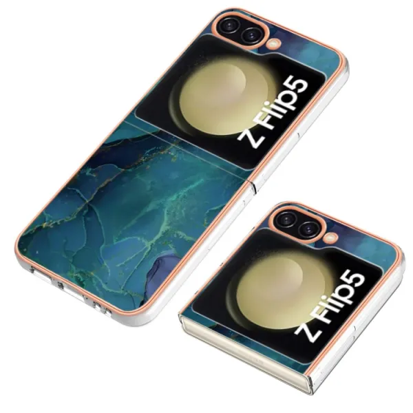 IMD MARBLE Ochranný kryt Samsung Galaxy Z Flip5 5G GREEN