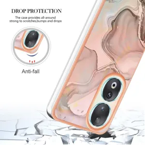 IMD MARBLE Ochranný kryt Honor 90 5G ROSE GOLD