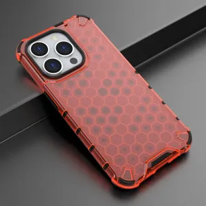 HONEYCOMB Ochranný kryt Apple iPhone 15 Pro Max červený