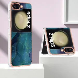 IMD MARBLE Ochranný kryt Samsung Galaxy Z Flip5 5G GREEN