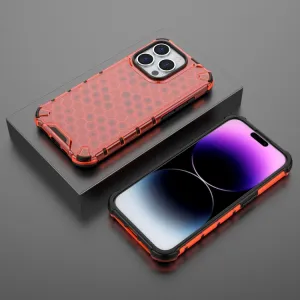 HONEYCOMB Ochranný kryt Apple iPhone 15 Pro Max červený