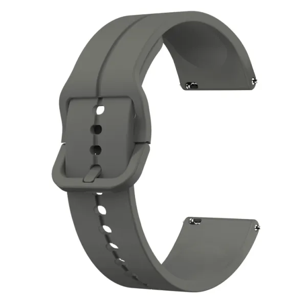 SILICONE Remienok pre Samsung Galaxy Watch6 Classic (47mm / 43mm) a Watch6 (44mm / 40mm) tmavošedý