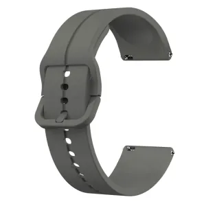 SILICONE Remienok pre Samsung Galaxy Watch6 Classic (47mm / 43mm) a Watch6 (44mm / 40mm) tmavošedý