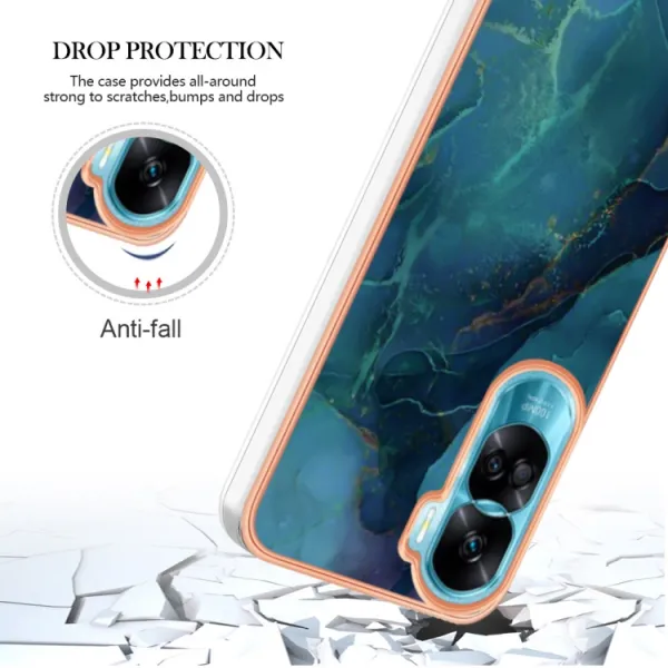 IMD MARBLE Ochranný kryt Honor 90 Lite 5G GREEN