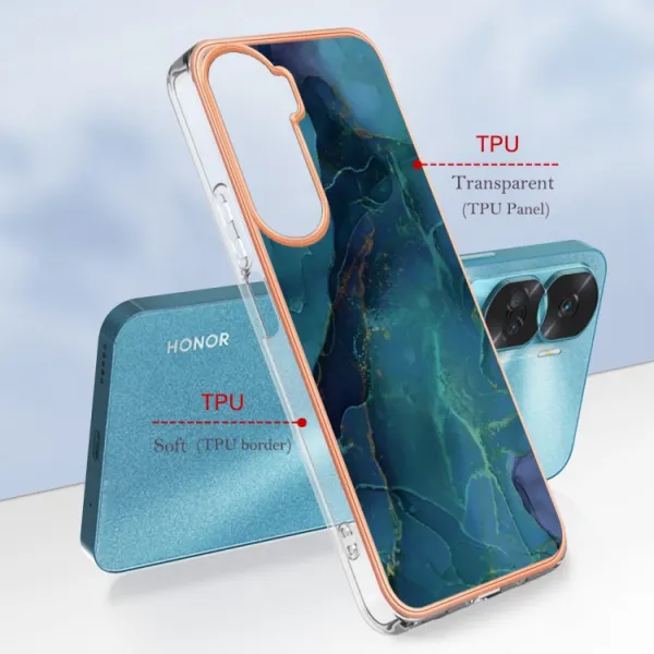 IMD MARBLE Ochranný kryt Honor 90 Lite 5G GREEN