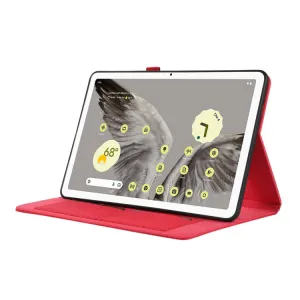FABRIC Zaklápací obal pre Google Pixel Tablet červený
