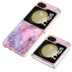 IMD MARBLE Ochranný kryt Samsung Galaxy Z Flip5 5G PINK