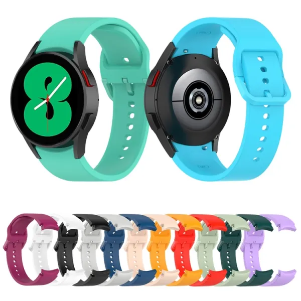 BUTTERFLY Silikónový remienok Samsung Galaxy Watch6 Classic (47mm / 43mm) a Watch6 (44mm / 40mm) svetlozelený