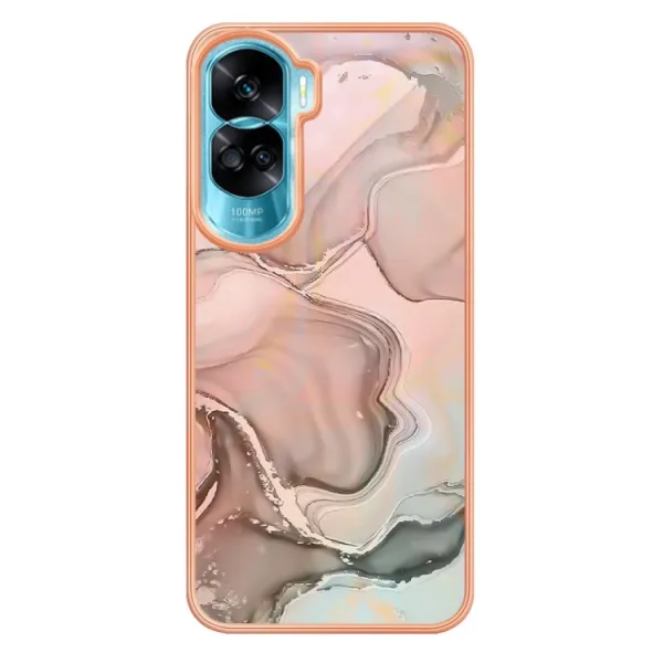 IMD MARBLE Ochranný kryt Honor 90 Lite 5G ROSE GOLD