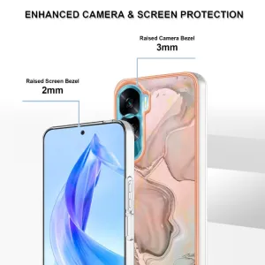 IMD MARBLE Ochranný kryt Honor 90 Lite 5G ROSE GOLD