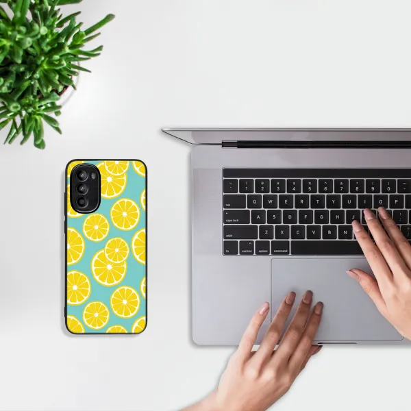 MY ART Ochranný obal Motorola Moto G52 LEMON (121)