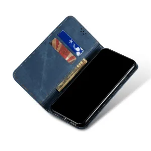 DENIM Peňaženkový kryt pre Oppo Reno10 5G / Reno10 Pro 5G modré