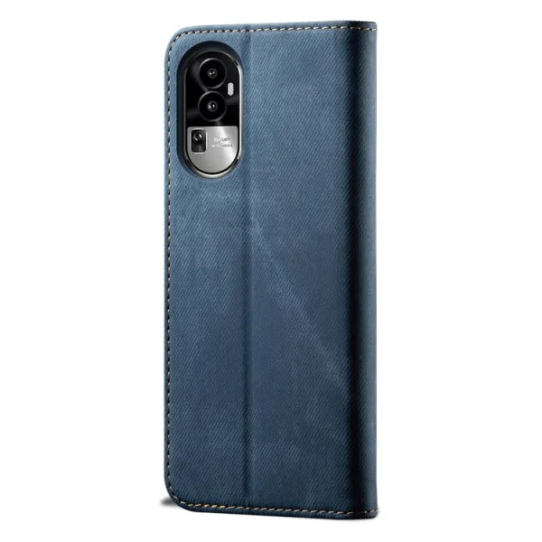 DENIM Peňaženkový kryt pre Oppo Reno10 5G / Reno10 Pro 5G modré