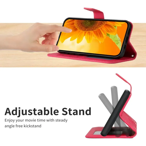 ART SUNFLOWER Peňaženkový obal pre Xiaomi 14 Ultra tmavoružový